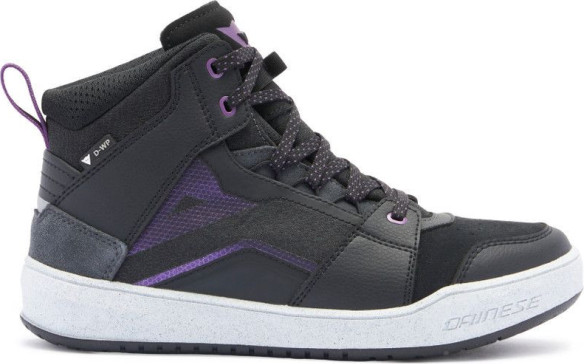 Ghete Moto Dama Suburb D/Wp Black/White/Metal/Purple 25
