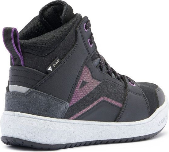 Ghete Moto Dama Suburb D/Wp Black/White/Metal/Purple 25