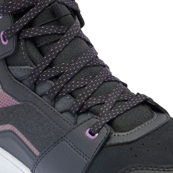 Ghete Moto Dama Suburb D/Wp Black/White/Metal/Purple 25