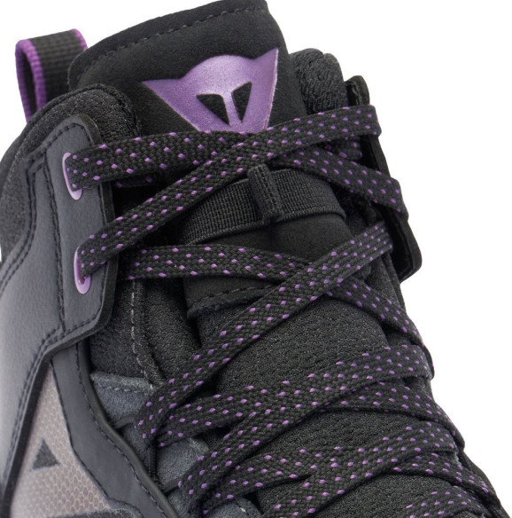Ghete Moto Dama Suburb D/Wp Black/White/Metal/Purple 25