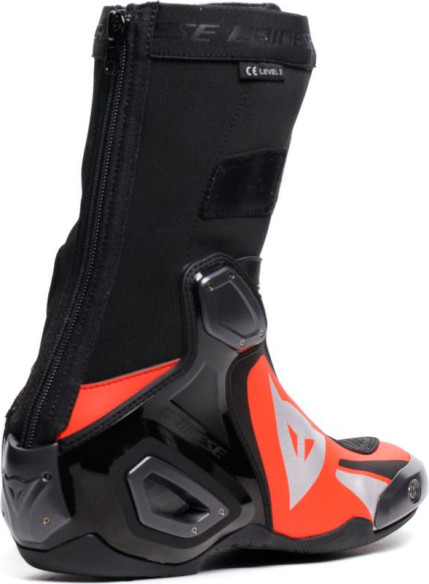 Cizme Moto Racing Axial 2 Black/Red/Fluo 25