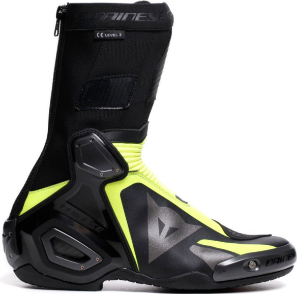 Cizme Moto Racing Axial 2 Black/Yellow/Fluo 25