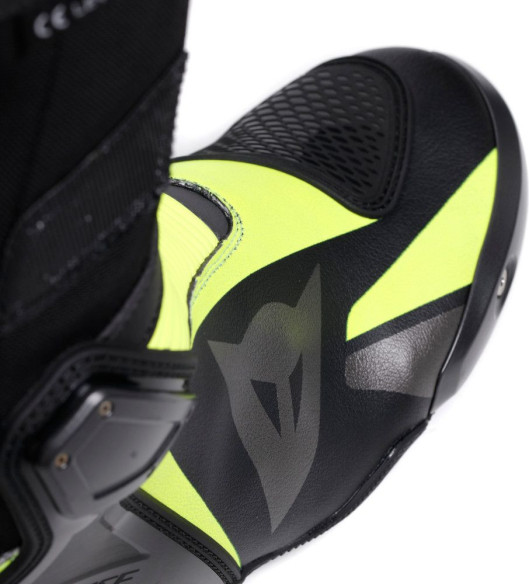 Cizme Moto Racing Axial 2 Black/Yellow/Fluo 25