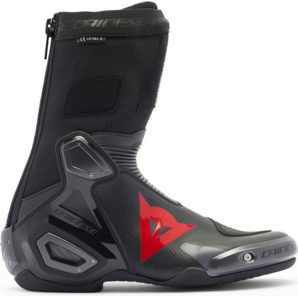 Cizme Moto Racing Axial 2 Air Black/Black/Red/Fluo 25