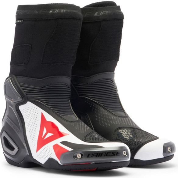 Cizme Moto Racing Axial 2 Air Black/White/Lava/Red 25