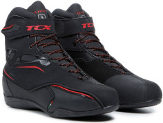 Ghete Moto Zeta WP Black/Red 25