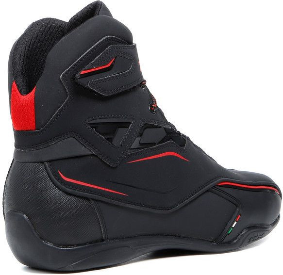 Ghete Moto Zeta WP Black/Red 25