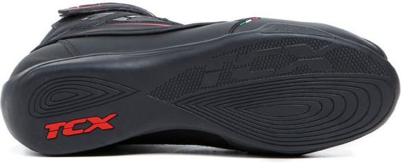 Ghete Moto Zeta WP Black/Red 25