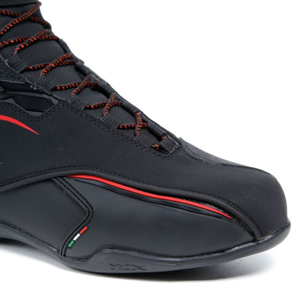 Ghete Moto Zeta WP Black/Red 25