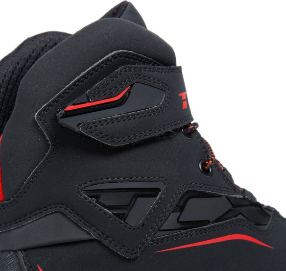 Ghete Moto Zeta WP Black/Red 25