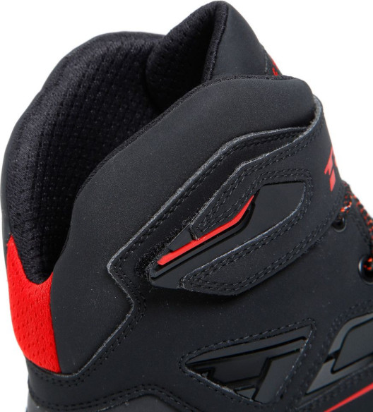 Ghete Moto Zeta WP Black/Red 25
