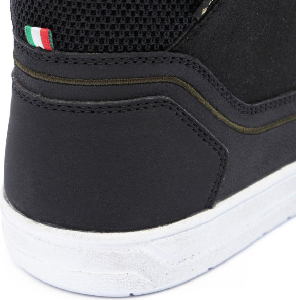 Ghete Moto Mood 2 Gore/Tex Black/White/Green 25