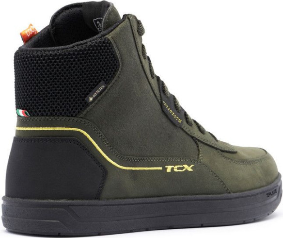 Ghete Moto Mood 2 Gore/Tex Green/Black/Yellow 25