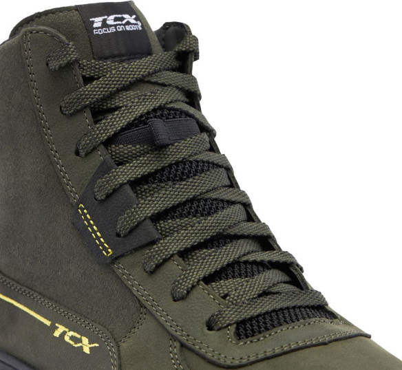 Ghete Moto Mood 2 Gore/Tex Green/Black/Yellow 25