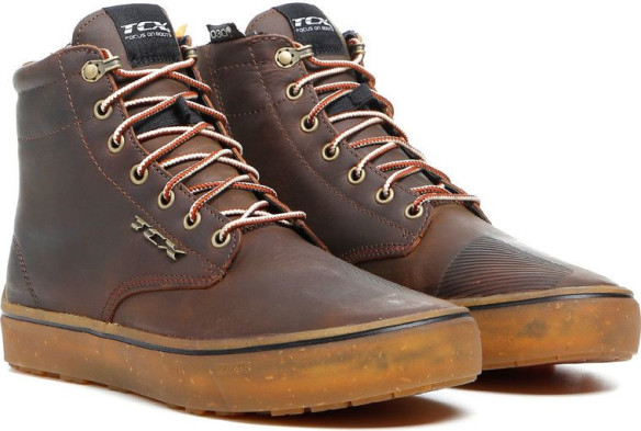 Ghete Moto Dartwood WP Brown 25
