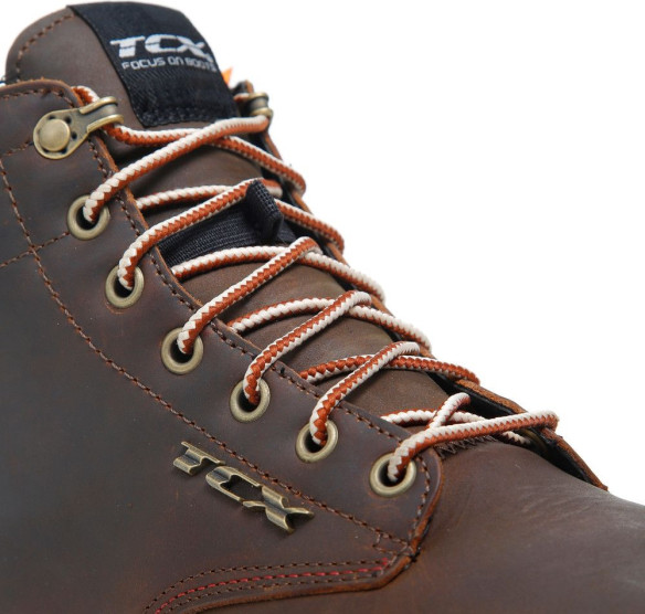 Ghete Moto Dartwood WP Brown 25