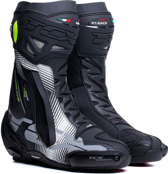 Cizme Moto Racing RT/Race Pro Air Black/White/Grey 25