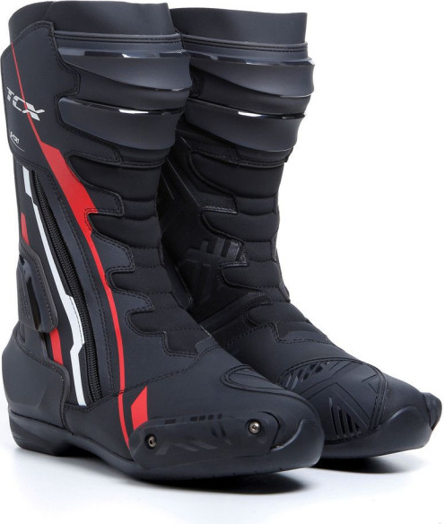 Cizme Moto Racing S/TR1 Black/Rred/White 25