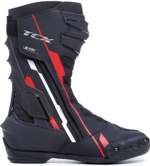 Cizme Moto Racing S/TR1 Black/Rred/White 25
