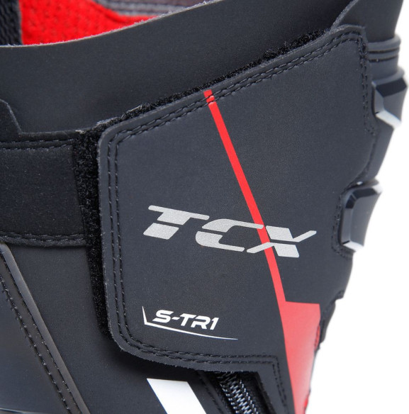 Cizme Moto Racing S/TR1 Black/Rred/White 25
