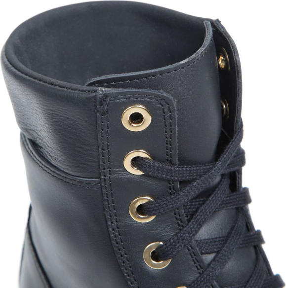 Ghete Moto Dama Lady Smoke WP Black 25