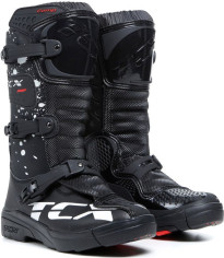 Cizme Moto MX/Enduro Copii Comp Kid Black/Black/White 25