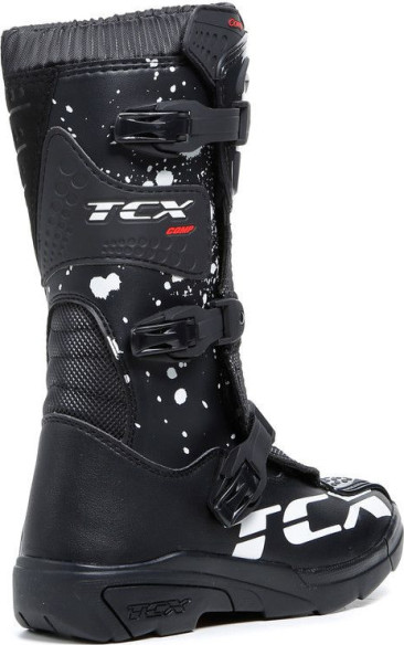 Cizme Moto MX/Enduro Copii Comp Kid Black/Black/White 25