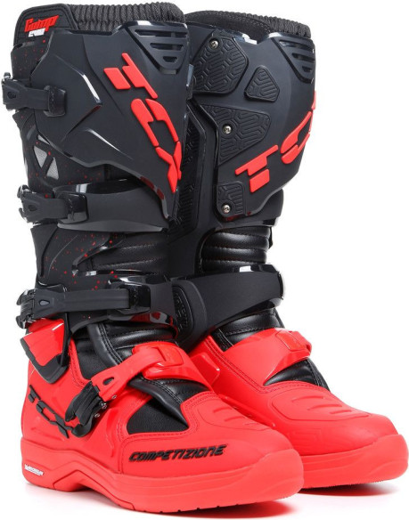 Cizme Moto MX/Enduro Comp Evo 2 Michelin Black/Red 25