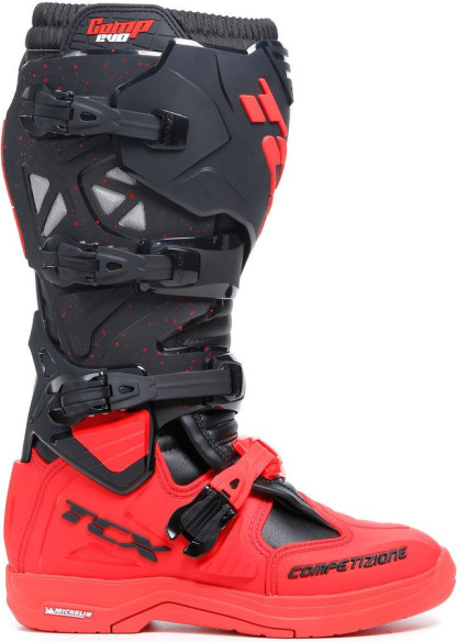 Cizme Moto MX/Enduro Comp Evo 2 Michelin Black/Red 25