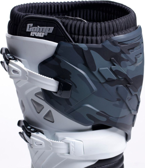 Cizme Moto MX/Enduro Comp Evo 2 Michelin Black/White/Camo 25
