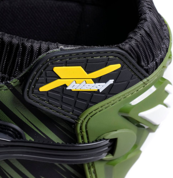 Cizme Moto MX/Enduro X/Blast Black/Green/Yellow 25