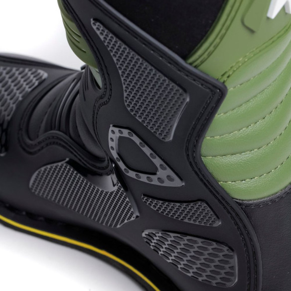 Cizme Moto MX/Enduro X/Blast Black/Green/Yellow 25