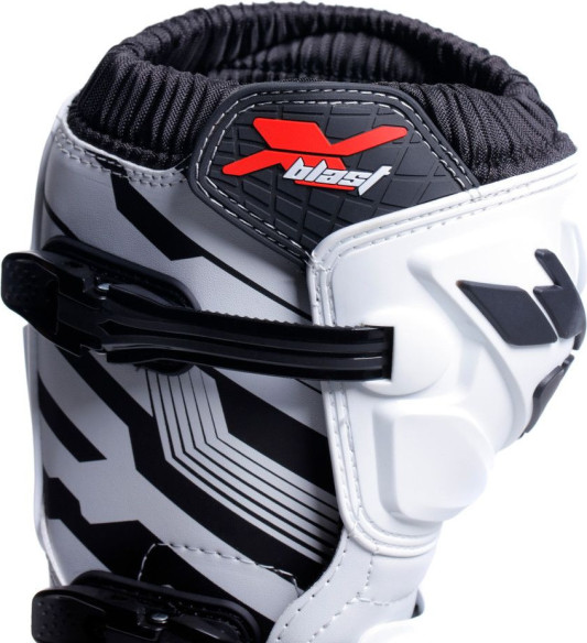 Cizme Moto MX/Enduro X/Blast Black/White/Red 25