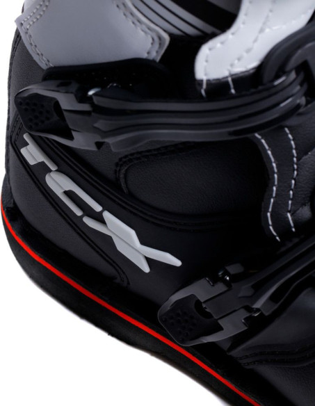 Cizme Moto MX/Enduro X/Blast Black/White/Red 25
