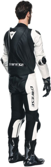 Combinezon Moto Piele Laguna Seca 1PC Perf. White/Black 25