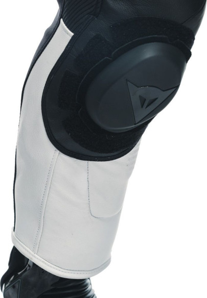Combinezon Moto Piele Laguna Seca 1PC Perf. White/Black 25