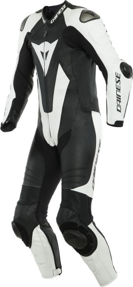 Combinezon Moto Piele Laguna Seca 1PC Perf. S/T Black/White 25