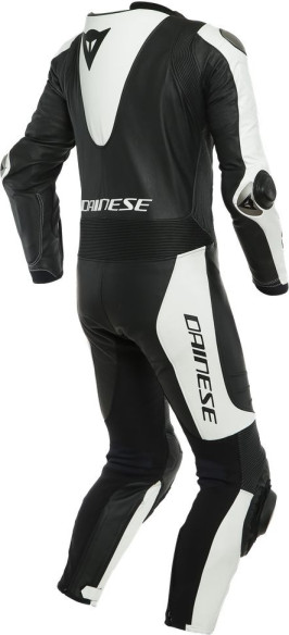 Combinezon Moto Piele Laguna Seca 1PC Perf. S/T Black/White 25