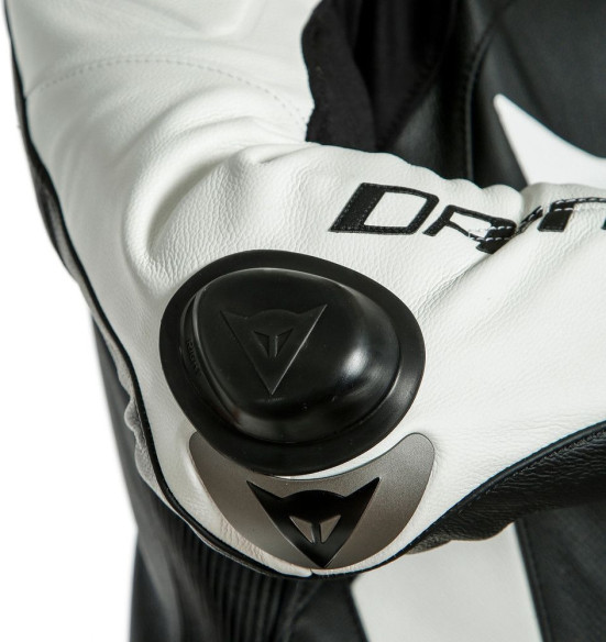 Combinezon Moto Piele Laguna Seca 1PC Perf. S/T Black/White 25