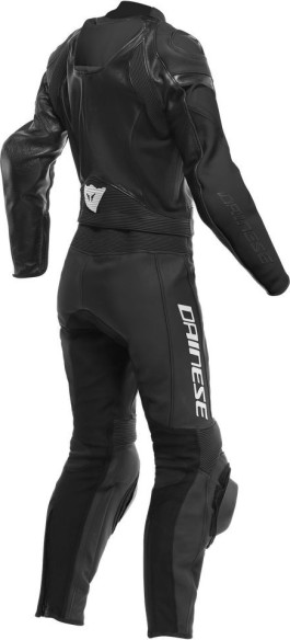 Combinezon Moto Piele Dama Mirage 2PCS S/T Black/Black/White 25