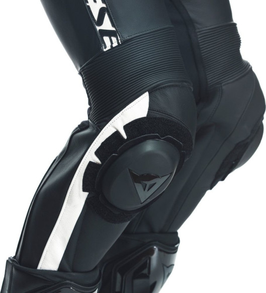 Combinezon Moto Piele Avro 4 2PCS S/T Black/White 25