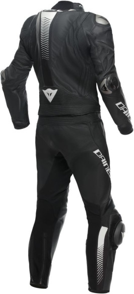 Combinezon Moto Piele Laguna Seca 5 2PCS Perf. Black/Black/White 25