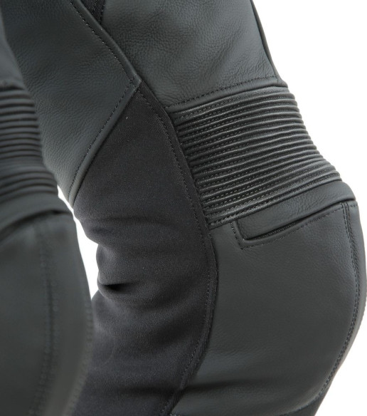Pantaloni Moto Piele Pony 3 Black/Matt 25