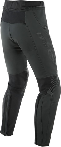 Pantaloni Moto Piele Pony 3 Perf. Black/Matt 25