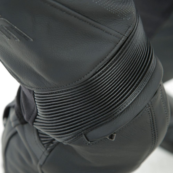 Pantaloni Moto Piele Pony 3 Perf. Black/Matt 25