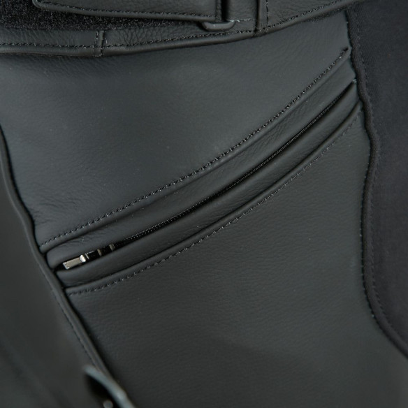 Pantaloni Moto Piele Pony 3 S/T Black/Matt 25