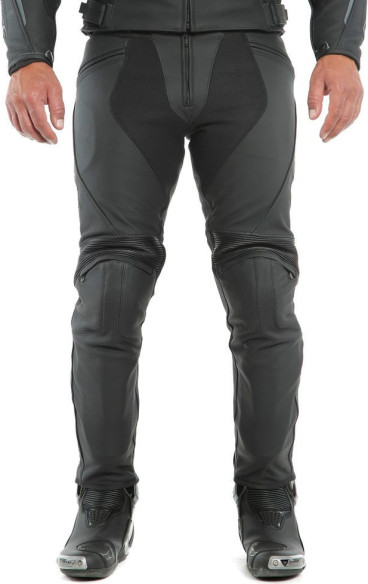 Pantaloni Moto Piele Pony 3 S/T Black/Matt 25