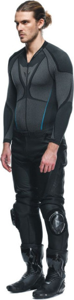 Pantaloni Moto Piele Delta 4 Black/Black 25
