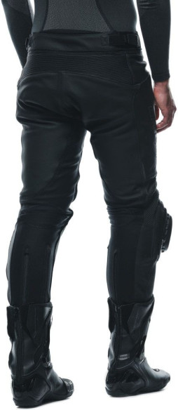 Pantaloni Moto Piele Delta 4 Black/Black 25
