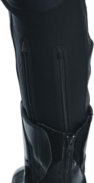 Pantaloni Moto Piele Delta 4 Black/Black 25